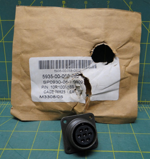 Amphenol 10R100N16S-1S Circular Electrical Receptacle Connector 5935-00-068-0902