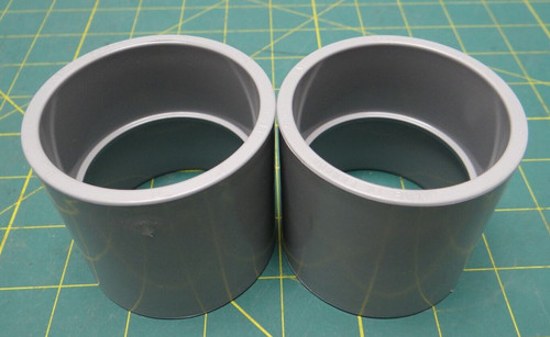 Lot of 2 Scepter EC-35 PVC Couplings 2"