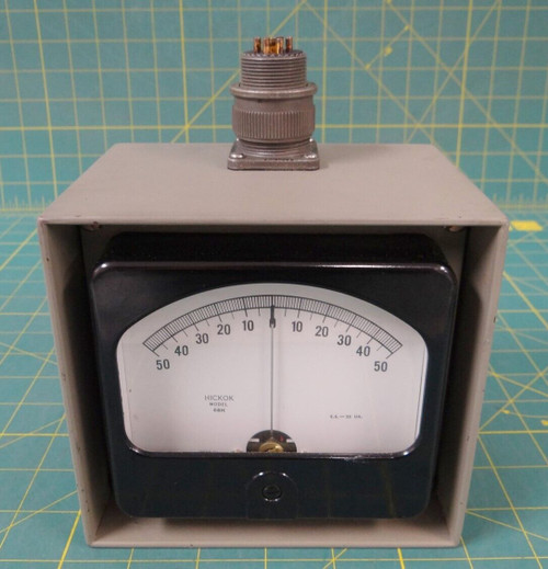 Thrust Collar Position Indicator P/N 7767816X10 w/ Hickok Model 68 Meter 
