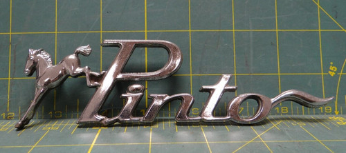 Vintage Early 1970's Ford Pinto Horse Kicking Body Emblem 16B114-AD