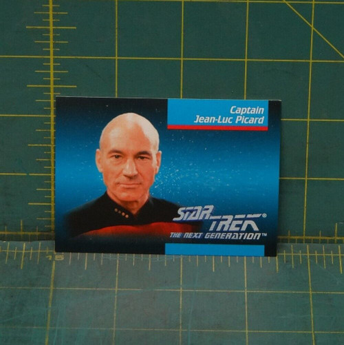 Star Trek The Next Generation 1992 Trading Card #4 Jean-Luc Picard
