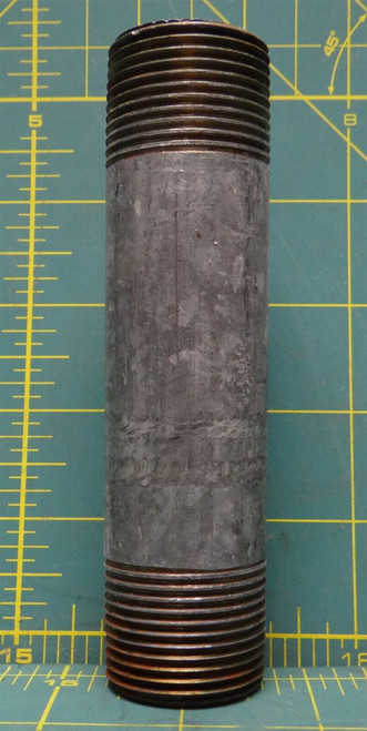 1" D x 1" D x 5" L Hot Dipped Galvanized Pipe Nipple, Fitting, Connector