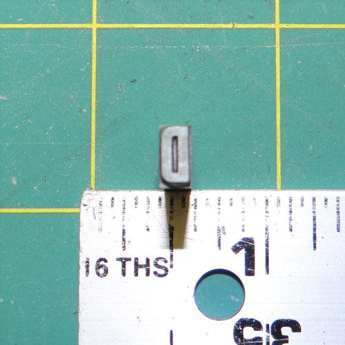 (1) Letter "D" Vintage Metal Typeset Letterpress Block 'Gothic Bold' 18pt. font