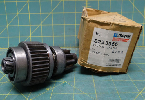 Mopar Starter Motor Clutch Assembly 5233966 for 1990 Chrysler