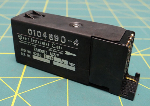 Orbit Instrument Corp. Symbol Readout Assembly P/N 0104690-4