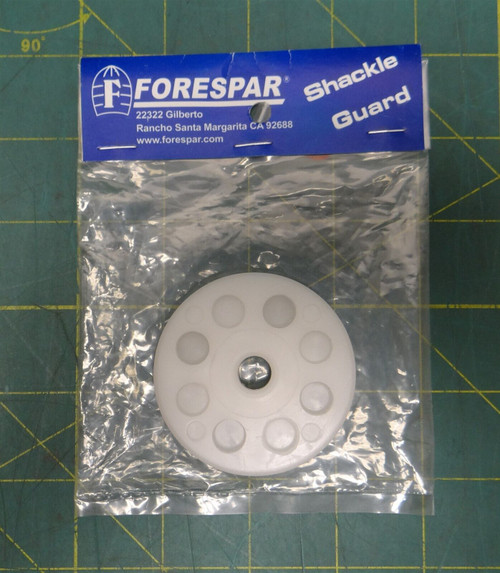 Forespar SG-1 Spinnaker Shackle Guard in White for 3/8"OD Line, 2.25"OD