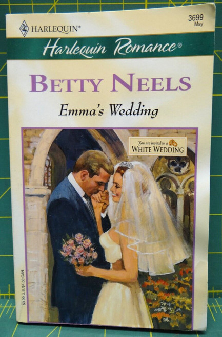 Emma's Wedding Betty Neels White Wedding Harlequin Contemporary Romance