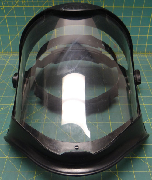 Honeywell Uvex Bionic Face Shield S8500 Full Frame 14.25" L 0.04" W 9.5" H Used