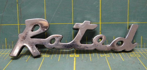 "Rated" Script Emblem Nameplate Badge 1397086