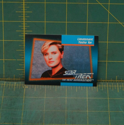Star Trek The Next Generation 1992 Trading Card #18 Lieutenant Tasha Yar