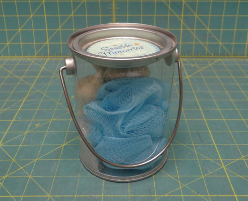 Cape Shore Seaside Memories Bath Gift Set w/ Scoop 3 Soaps Bath Salts and Pouf