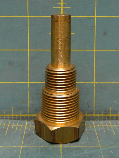 Brass Thermowell for Thermometer Socket 3/4" NPT 6685-00-826-1898
