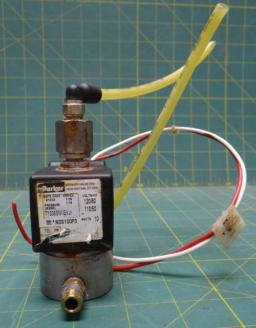 Parker Skinner Pressure Vessel 71335SN1GVJ1 Enclosure and Coil N0S100P3