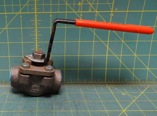 Xomox Tufline 3/4" 2-Way Plug Valve Class Screwed End 300 LCF8M