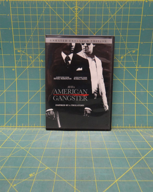 American Gangster (2007) Denzel Washington Russell Crowe Crime Drama DVD Rated R