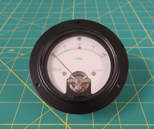 Dewey Electronics 40897-1 Audio Level Meter NSN 6625-00-451-8568 