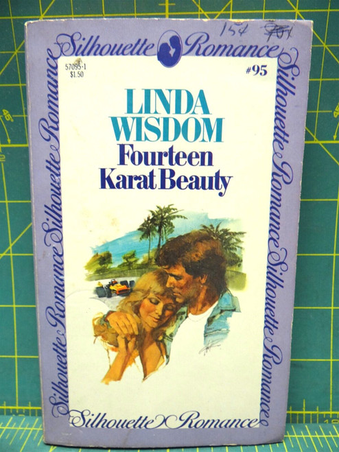 Fourteen Karat Beauty 1981 Linda Wisdom Vintage Silhouette Romance Paperback