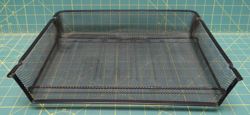 Black Wire Desktop Stackable Document Letter Organizer, Side Load