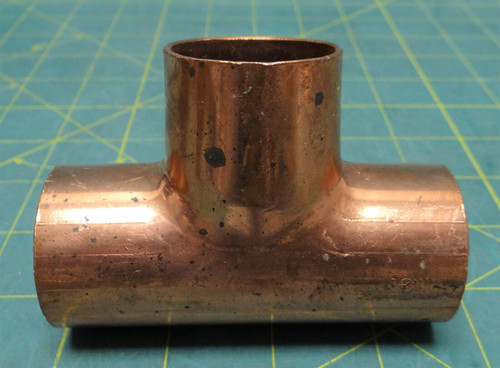 Nibco 9101150CB 611 1-1/2" x 1-1/2" x 1-1/2" C x C x C Wrot Copper Tee Fitting