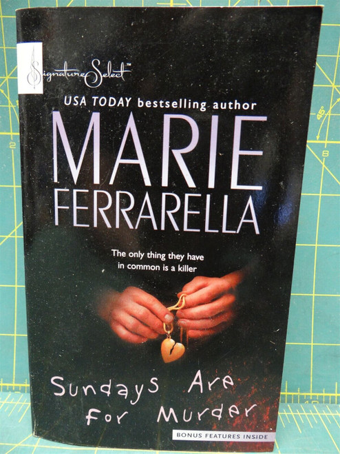 Sundays Are For Murder Marie Ferrarella Romantic Suspense Crime Paperback Novel