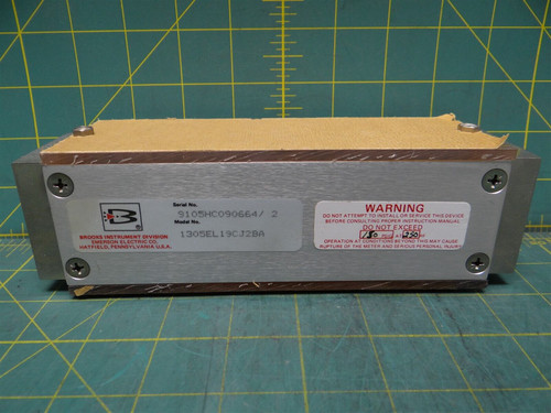 Brooks Instrument Division O-Ring Seal Flowmeter Model 1305 PN: 1305EL19CJ2BA
