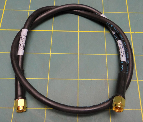 Inter-Connect Electronics SMA Male to SMA Male Cable RG-223 Coax 18 Inch