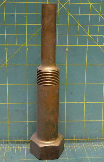 Brass Threaded Stepped Thermowell 3/4" NPT x 2.5" Insertion 