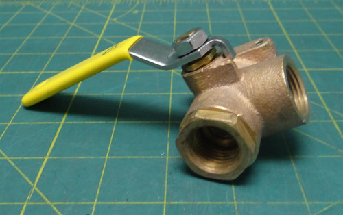 Apollo Conbraco 70-604-01 3-Way Diverter Bronze Ball Valve 3/4"-14 Female NPT 