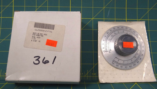 Hewlett-Packard 608C-40A Dial Control Assy NSN 6625-00-842-4931