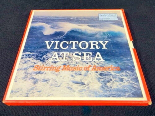 Reader's Digest Victory at Sea Stirring Music of America Boxed Set LP 4 Records