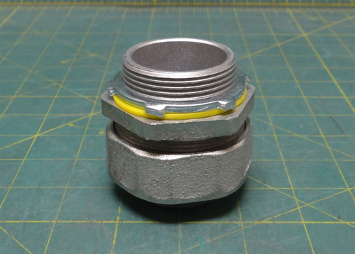 1-1/2" Crouse Hinds Straight Liquid Tight Malleable Iron Conduit Connector