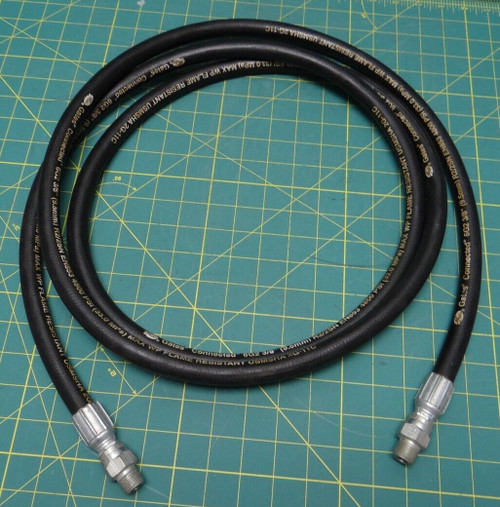 10 Feet of Gates Connected 6G2 3/8" R2/2SN EN853 4800 PSI Hose Flame Resistant