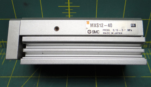 SMC MXS12-40 Cyl Slide Table Dual Rod MXS Guided Cylinder 12mm Bore, 4mm Stroke