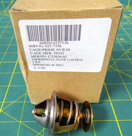 Caltherm Corp. Flow Control Thermostat P/N CT2076-02