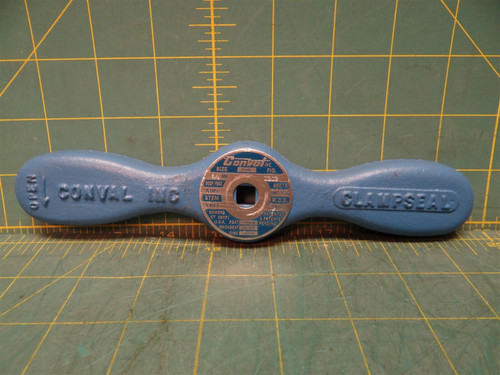 Conval Inc. Clampseal Throttling Valve 8" Handle 1500 for 3/4" Size Valve