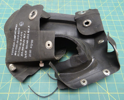 A-7 Aircraft Rubber Gun Cover P/N 216-26449-20, By Arrowhead Products EUC