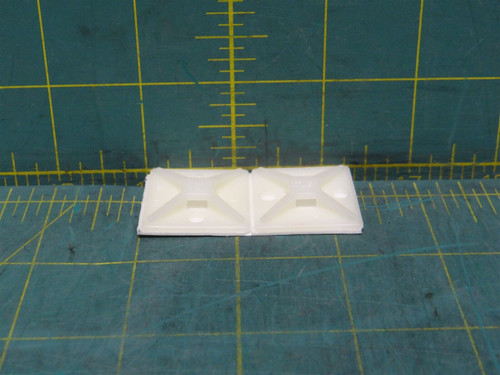 Panduit 4-Way Adhesive Backed Cable Tie Mount 1” x 1” Part Number: ABM2S-A-D