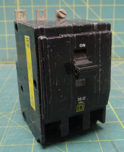 Schneider Electric Square D Molded Case Circuit Breaker QOB3100 3 Pole 100A 240V