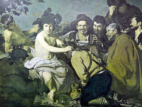 Diego Velazquez "Los Borrachos" 20" x 17" Framed Print from Spain