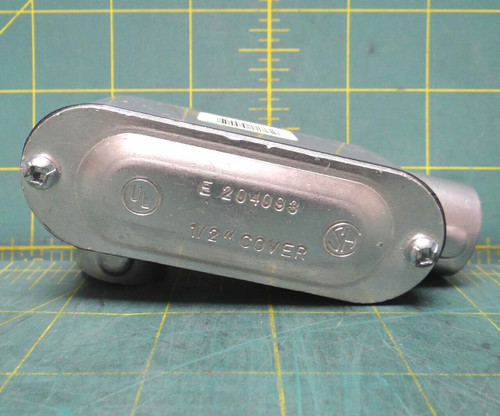 1/2" Rigid Type LP Threaded Conduit Body with Cover and Gasket E 204093