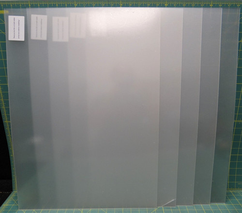 (5) Nicor Clear Frosted LED Light Diffusers 23.8" L x 17.3" W HBL V3 223 