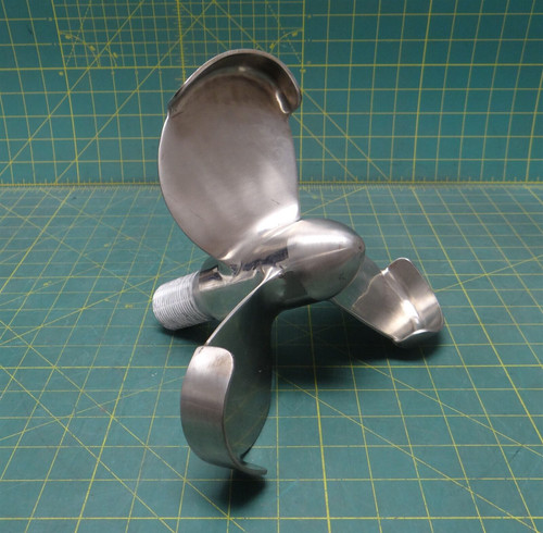 9.25" Diameter Low Shear Mixing Propeller-Type Stainless Steel Impeller