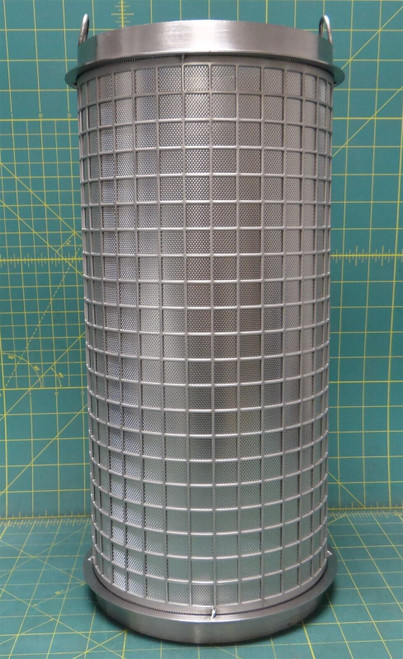 16.25" Russell Finex 26464/H/400 Microscreen Filter 7.25" Diameter 400 Micron