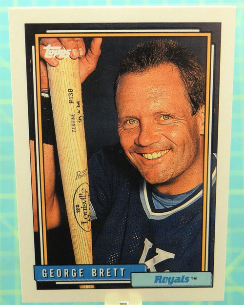 1992 Topps #620 George Brett Kansas City Royals 1st Base Baseball Trading Card