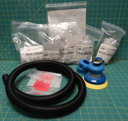 DCM Clean-Air 4130-01-458-8794 5" ROS Ergo Lite Vacuum Sander Kit 172250