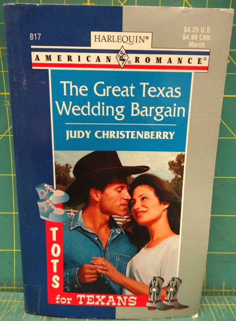 The Great Texas Wedding Bargain Judy Christenberry Harlequin Romance Novel