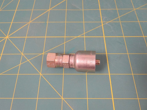 Parker 10643-5-4  #5 Female JIC 37° x 1/4" I.D. Hose Fitting 