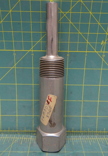 304 SS Threaded Stepped Thermowell 1" NPT x 2.5" Insertion