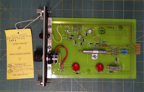 Rosemount Salinity Indicator Control Panel P/N 689-10754918 NSN 6630-01-272-3845