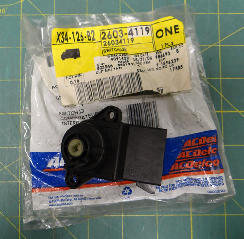 ACDelco D1480C GM 26034119 Ignition Switch for Buick Chevy Oldsmobile & Pontiac